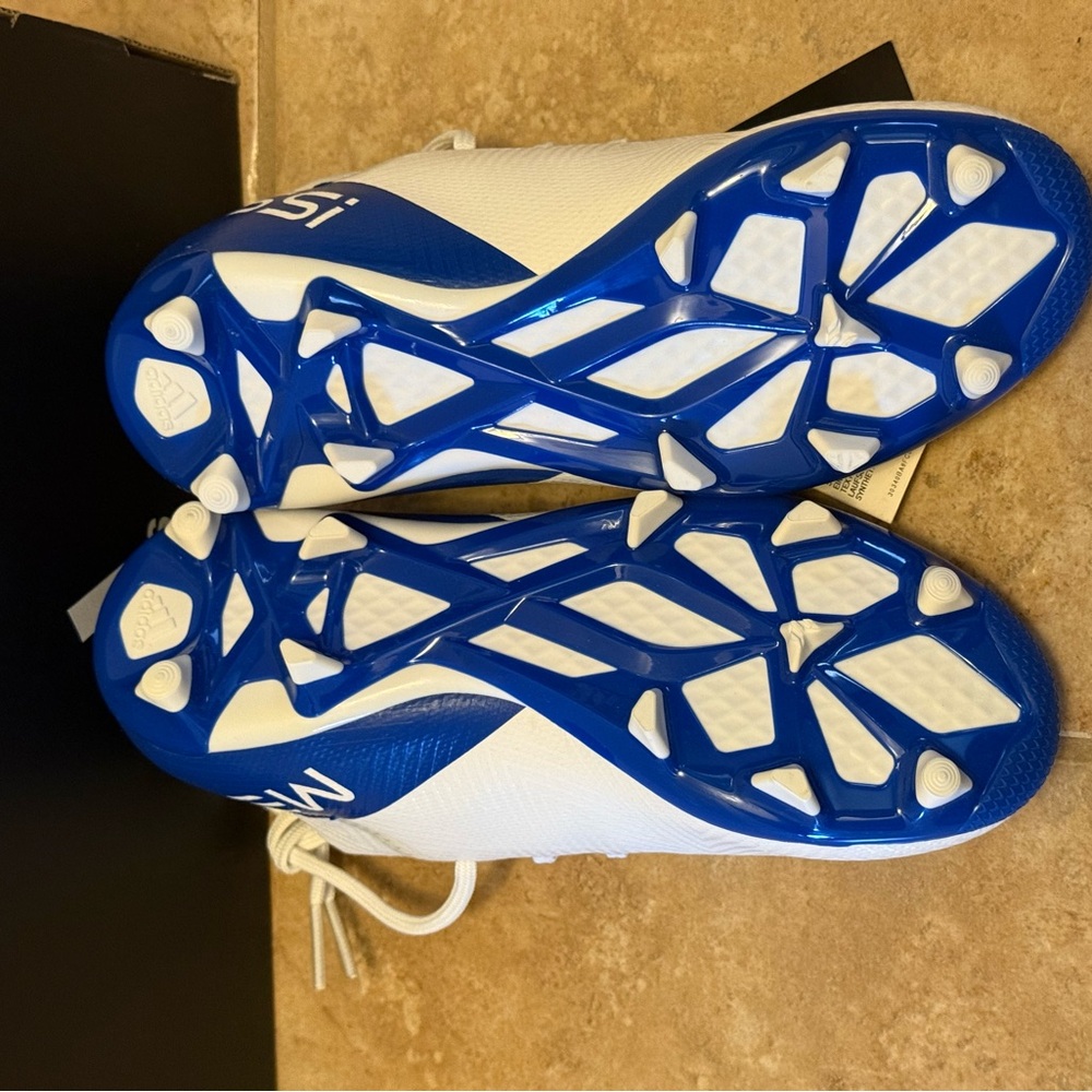 ADIDAS youth Nemeziz Messi 18.3 FG White and Blue Soccer Cleats - Picture 11 of 16